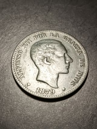 Moneda 10 céntimos Alfonso XII 1879