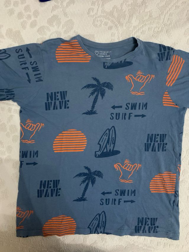 Camiseta Estampada New Wave Talla s