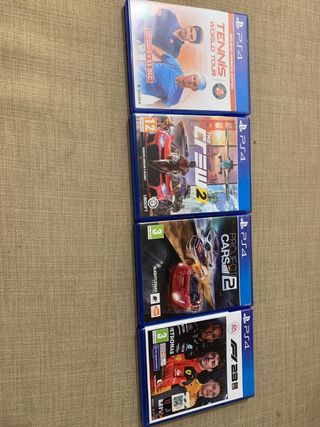 PS4 Videojuegos: Tennis, The Crew 2, Project Cars 