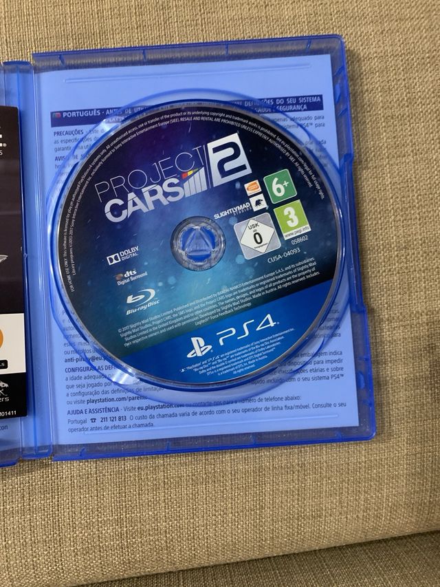 PS4 Videojuegos: Tennis, The Crew 2, Project Cars