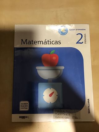MATEMATICAS MOCHILA LIGERA 2 PRIMARIA SABER HAC...