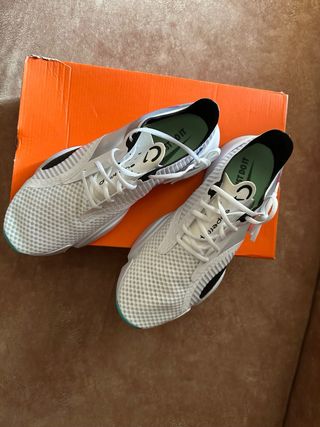 Zapatillas Nike Superrep Go Blancas y Turquesa