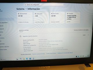 Portátil Asus Intel Core i7 24GB RAM