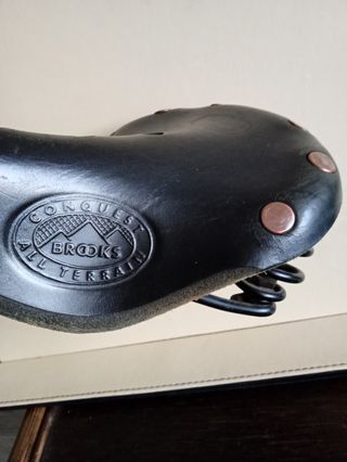 Asiento Brooks Bicicleta Cuero Negro