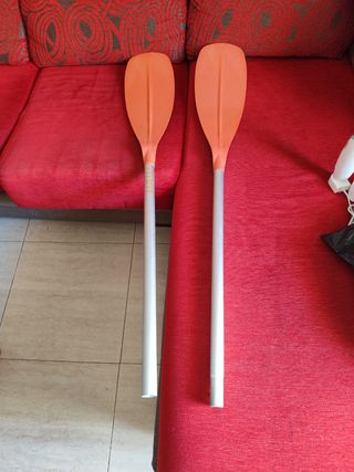 2 Remos/Palas Naranja para Kayak