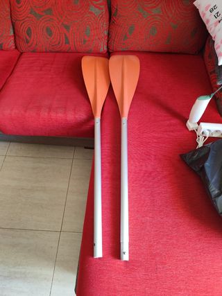 2 Remos/Palas Naranja para Kayak
