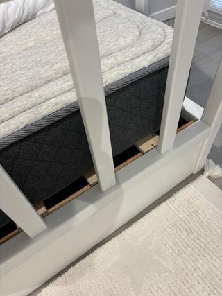 Cama infantil tipo casita blanca
