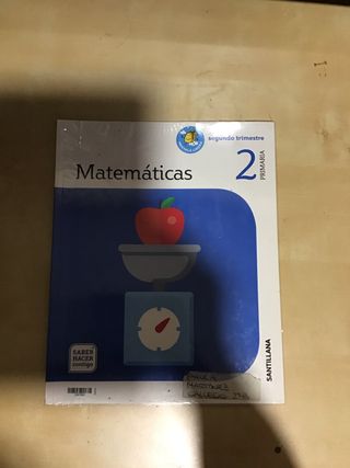 MATEMATICAS MOCHILA LIGERA 2 PRIMARIA SABER HAC...