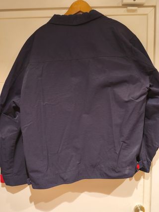 Chaqueta náutica Mac Clow's azul y roja Talla M