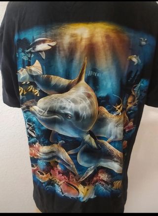 Camiseta Mundo Marino Delfines Tiburón