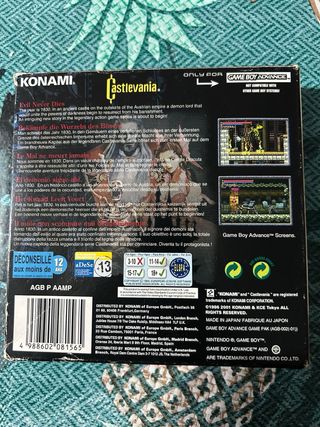 Castlevania Game Boy Advance Nintendo