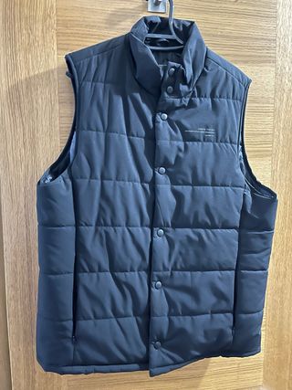 Chaleco acolchado Pull&Bear negro
