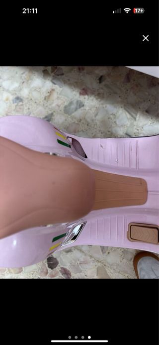Moto eléctrica infantil rosa