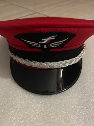 Cappello FS Capostazione Ferrovia Stato