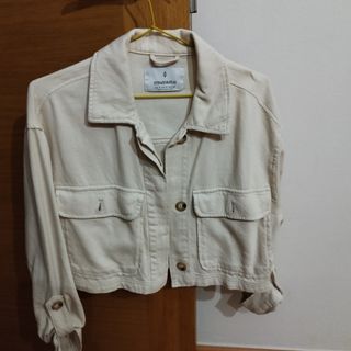 Chaqueta Zara Beige Talla S