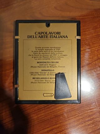 Cellini Mat Argentato Capolavori d'Arte