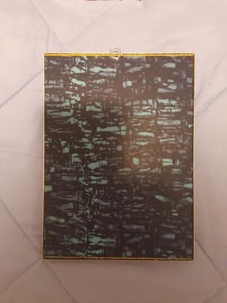 Quadro in peltro bambino in preghiera