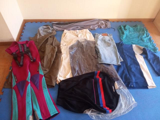 Lote Ropa Vintage Beige y Gris