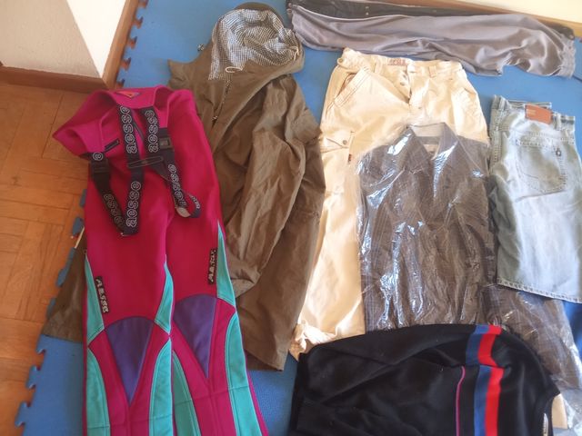 Lote Ropa Vintage Beige y Gris