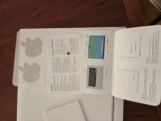 Caja MacBook Air Apple vacío 