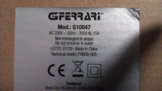 Scheda Elettronica Ferrari G10047 Forno Induzione