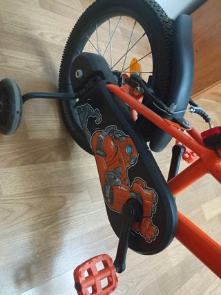 Bicicleta infantil Btwin naranja