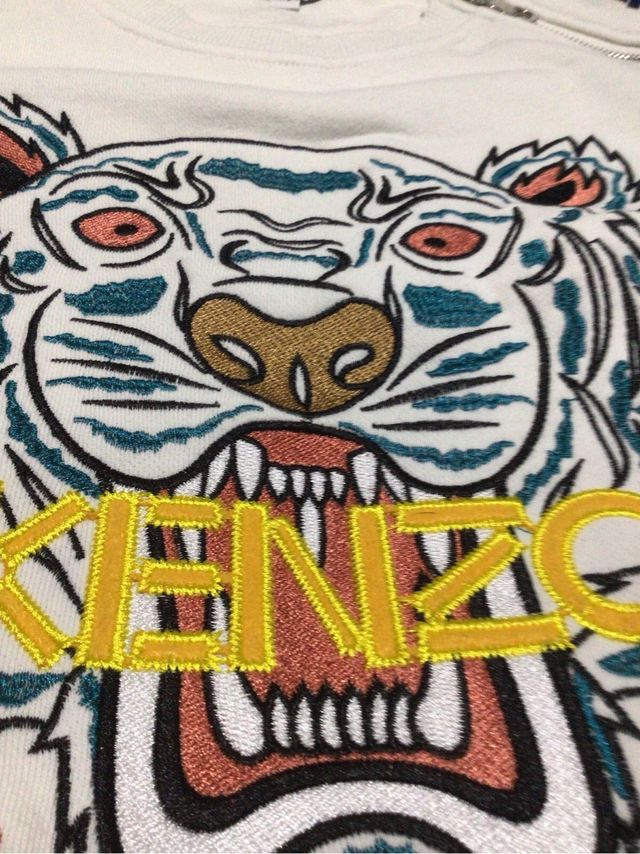 Jersey Kenzo Blanco Multicolor. Edición limitada.