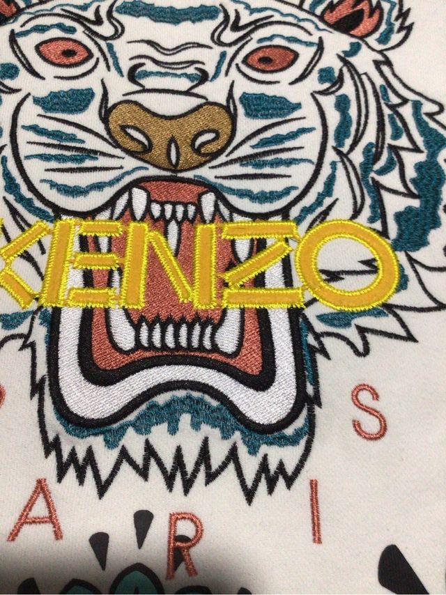 Jersey Kenzo Blanco Multicolor. Edición limitada.