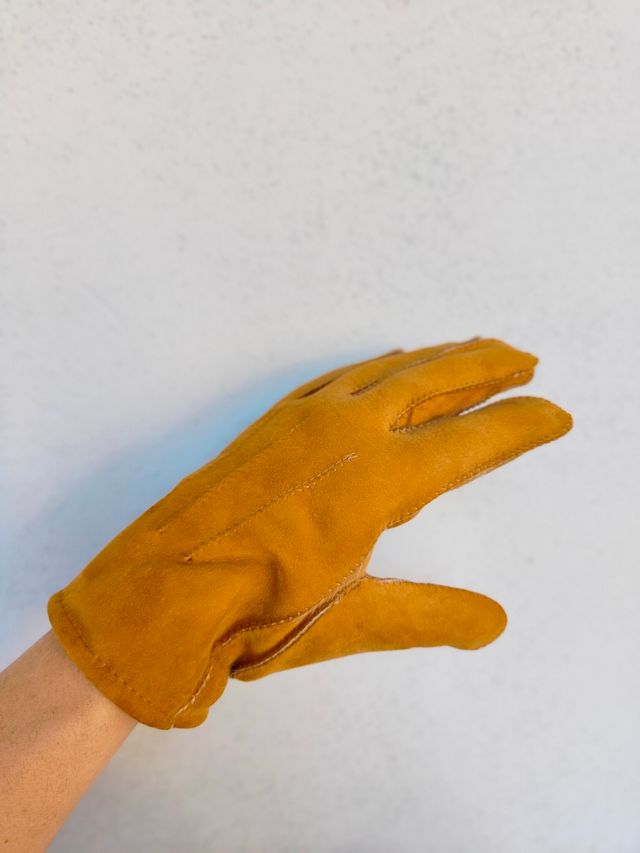 Guanti invernali foderati in pelo