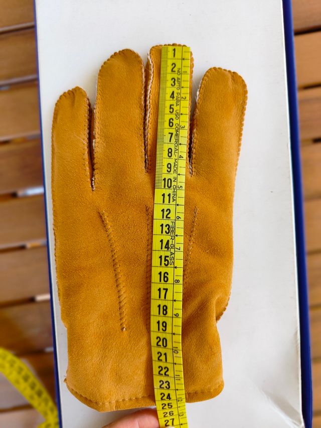 Guanti invernali foderati in pelo