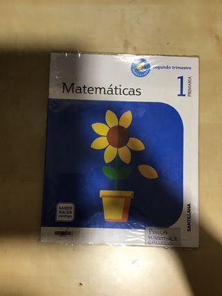 MATEMATICAS MOCHILA LIGERA 1 PRIMARIA SABER HAC...