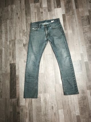 Calças de Ganga Emporio Armani Homem Azuis