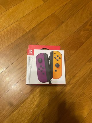 Mandos Nintendo Switch Morado y Naranja