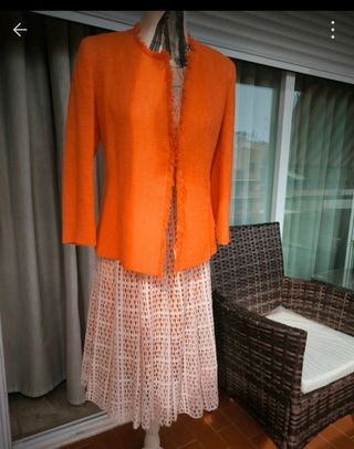 Chaqueta Adolfo Dominguez Naranja Talla M
