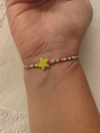 Bracciale per bambini con stella gialla
