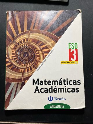 Generación B Matemáticas Académicas 3 ESO Andal...