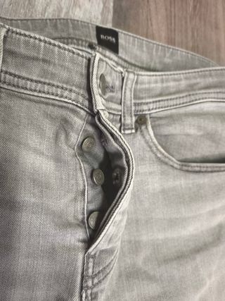 Calça de ganga Boss cinzenta