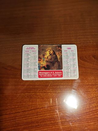 Calendario 1985 Messaggero S. Antonio