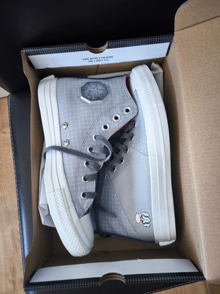 Zapatillas Converse Transformers Grises Rojas