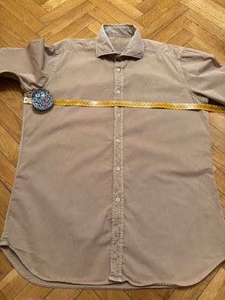 Camisa Scalpers Beige Talla 41