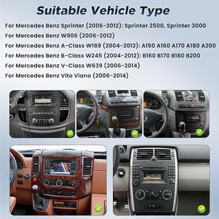 Radio Coche Android 2G+64G Mercedes Benz precintad