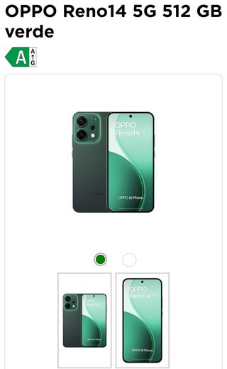 OPPO Reno14 5G 512GB Verde