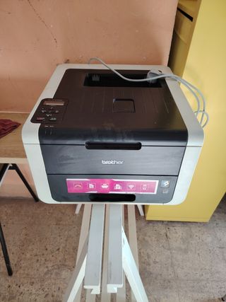Impresora Brother Negra y Blanca