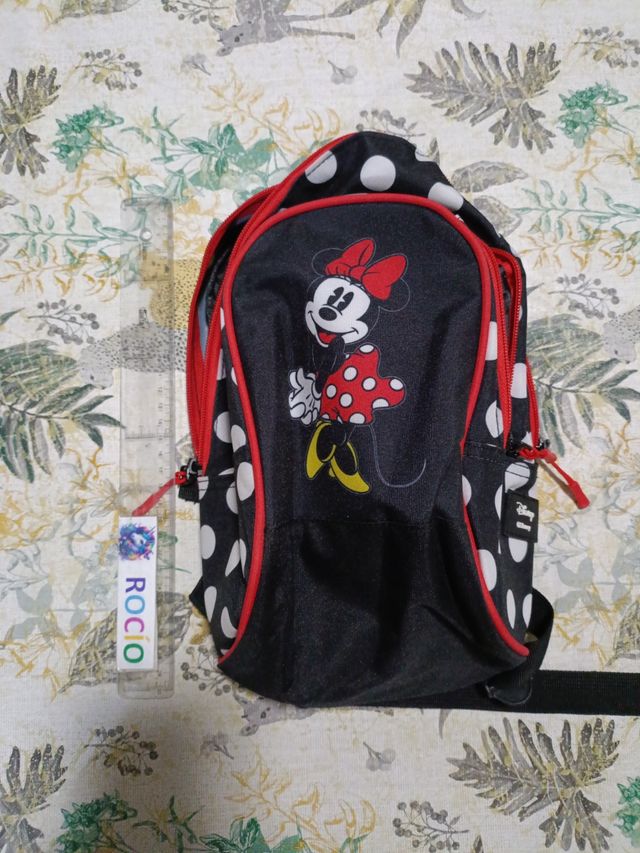 Mochila infantil Minnie Mouse (largo 30 cm aprox)