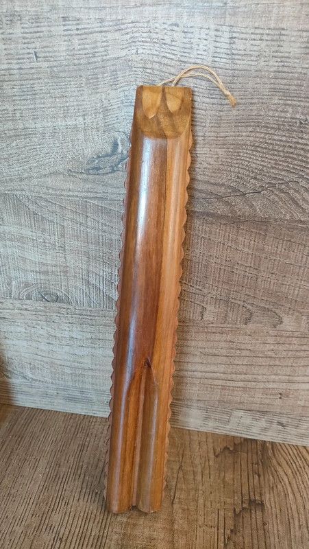 Flauto doppio vintage in legno Dv