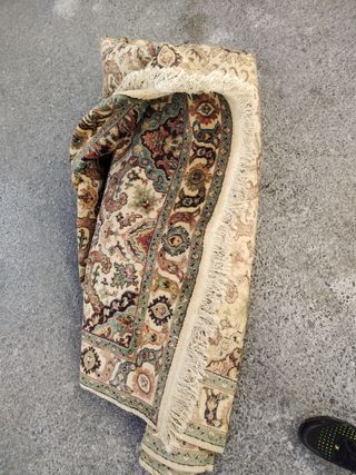 Tappeto grande in lana 2,50x2,50 multicolore