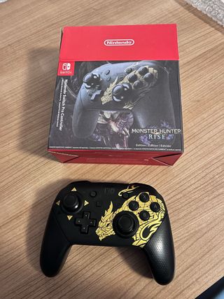 Mando Nintendo Switch Pro Monster Hunter Rise