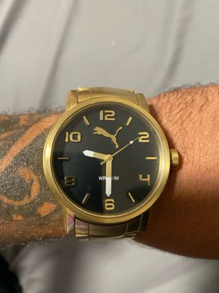 Reloj Puma Dorado