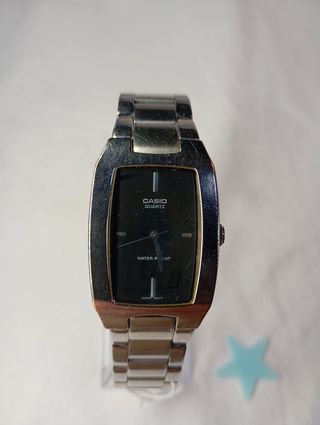 Reloj Casio Señora Quartz Negro y Plateado