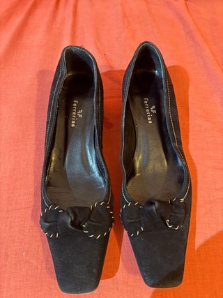 Zapatos Ferreras Negros Talla 38